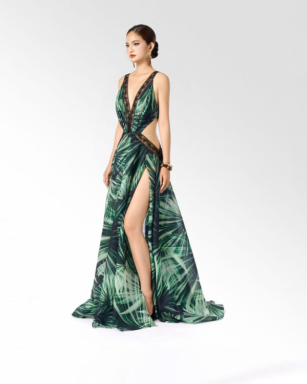 TROPICAL CUT DRESS