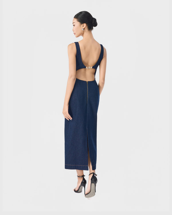 DENIM CORSET DRESS