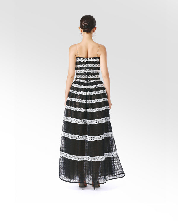 REGAL STRIPE DRESS