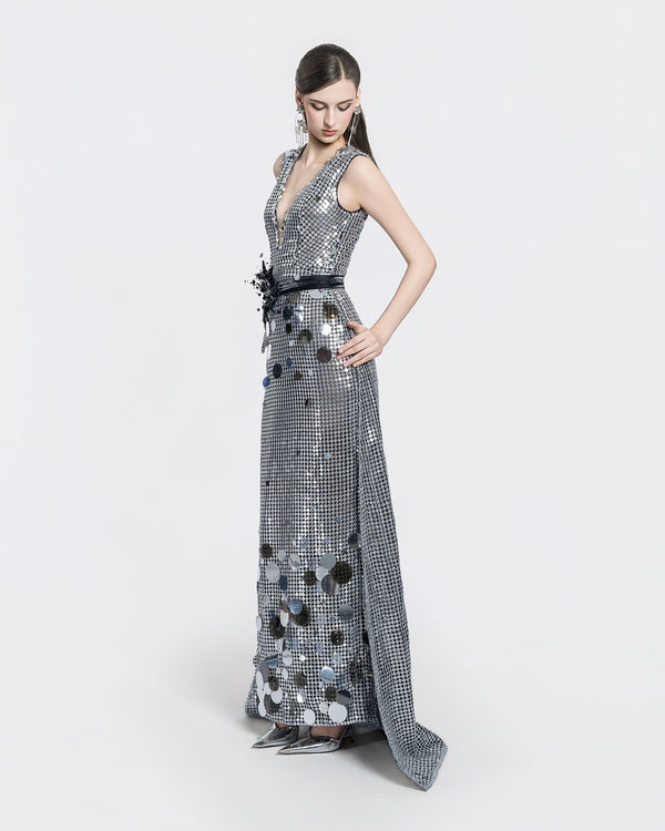 LADY IN POWER GOWN